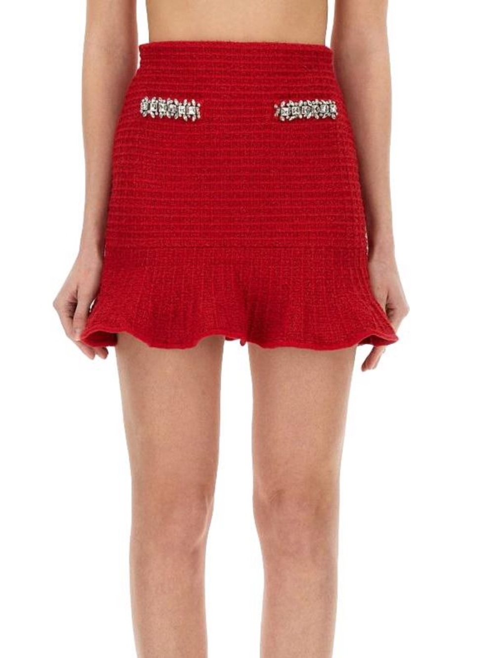 NEW Self Portrait red Mini skirt